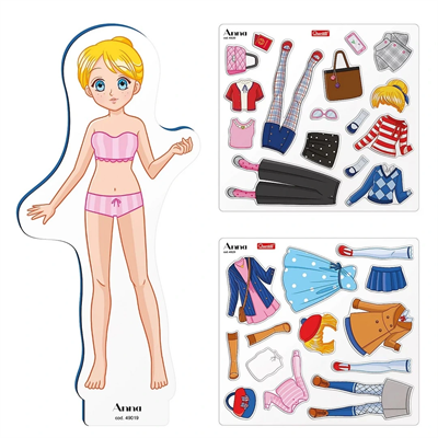 Quercetti Manyetik Moda Bebeği Anna