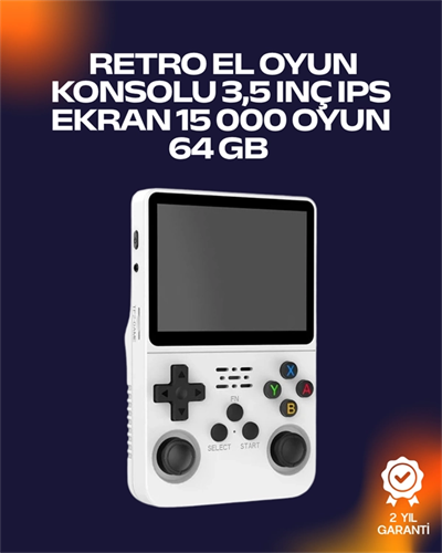 Retro Oyun Cihazı – Çift MicroSD Desteği, Çoklu Platform Uyumu, 3200 mAh Batarya