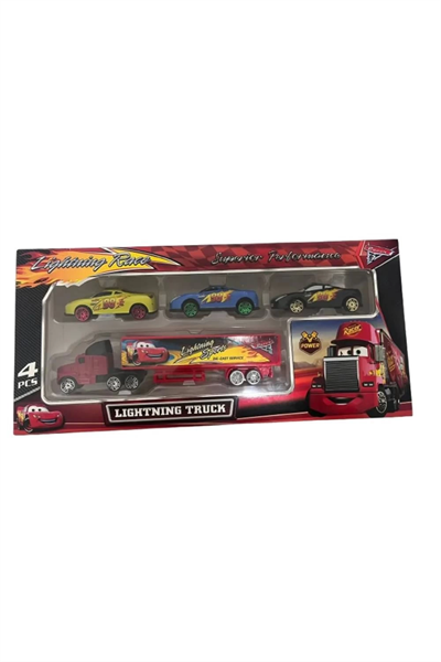 RACER TIR SETİ 3 LÜ METAL ARABALI