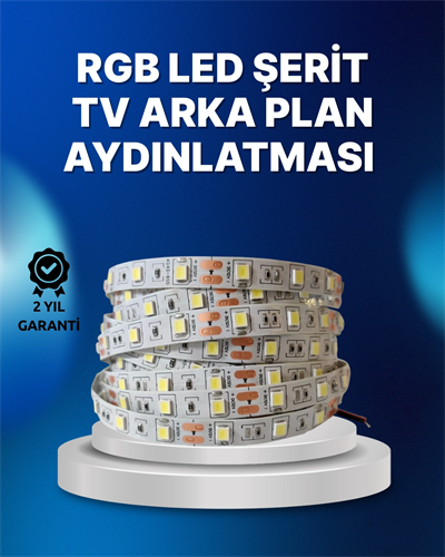 RF Kumandalı Renk Değiştiren TV LED Şerit 2MT