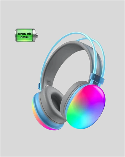 RGB Aydınlatmalı Kablosuz Bluetooth Oyuncu Kulaklığı