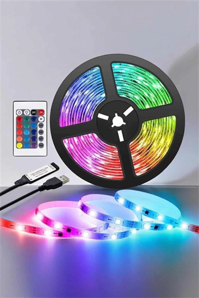 RGB Işıklı 10Metre Şerit Led Kumandalı Yeni Nesil