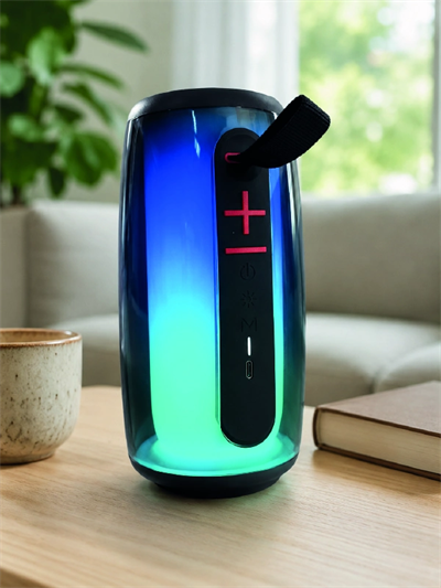 RGB Işıklı Bluetooth Hoparlör Güçlü Ses Type-C Şarjlı Taşınabilir Kablosuz Speaker