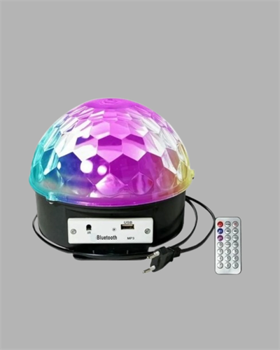 RGB LED Disko Topu Projektör – Ev Partileri, Doğum Günleri ve Eğlence İçin Işık Şovu