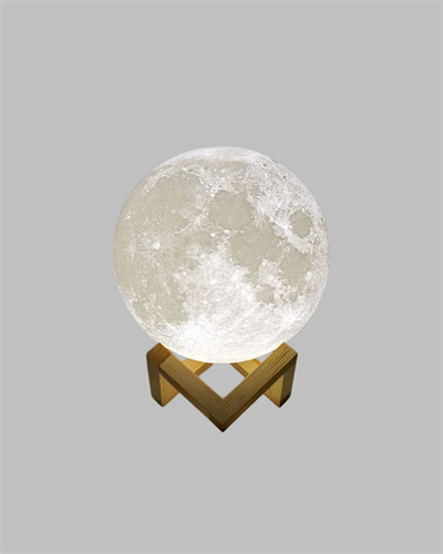 RGB Modlu 16 Renkli Ay Gece Lambası 3D Baskı