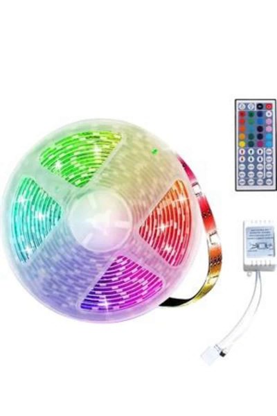 RGB Neon Şerit Led Lamba 10 Metre İç Mekan Tasarımına Uygun