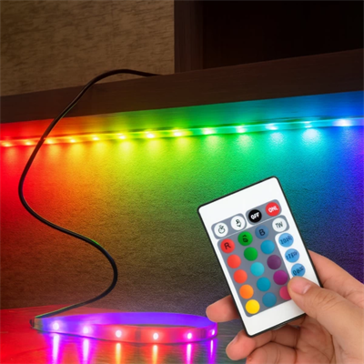 RGB Şerit 30 LED Kumandalı USB Bağlantılı