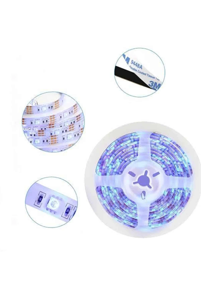 RGB Şerit Led 10 Metre Led Işık Kumanda ile Kontrol RGB