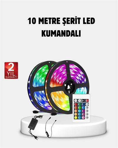 RGB Smart Şerit LED – TV Arkası ve Dekoratif Alanlar İçin Işık Şeridi