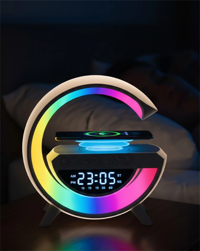 RGB Tasarımlı Bluetooth Hoparlör USB FM AUX Girişli