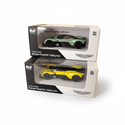 RW8143 1:43ASTON MARTON VALKYRIE ÇEK BIRAK METAL MODEL ARABA