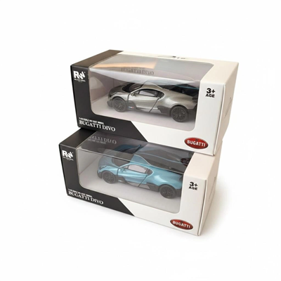 1:43 Ölçekli Bugatti Divo Lisanslı Metal Model Araba - Çek Bırak Oyuncak BX-313637