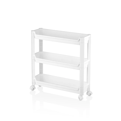 Rafty 3 Katlı Tekerlekli Sepet Organizer Düzenleyici Raf Ünitesi 465x145x480mm Bx40