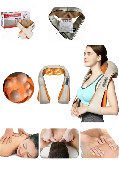 Rahatlatıcı Ovmalı Isıtmalı Boyun Bel Omuz Sırt Masaj Aleti Ve Masaj Cihazı
