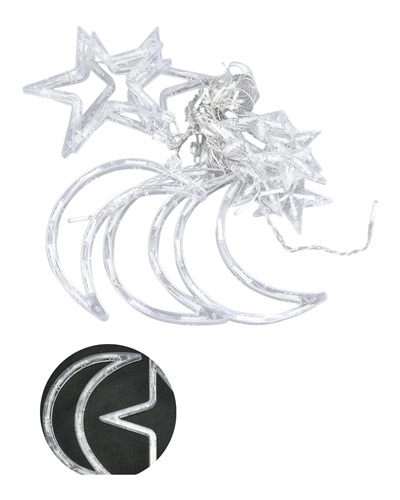 Ramazan İçin Büyük Boy Işıklı Ay Yıldız Led