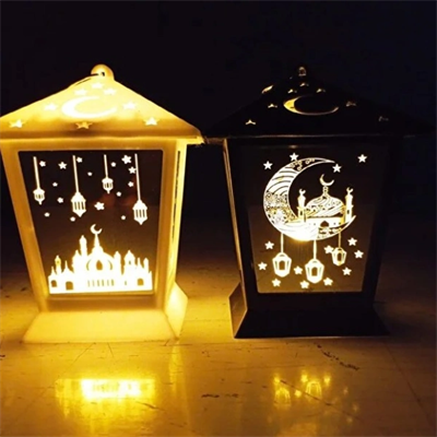 Ramazan Temalı Kare Kubbe LED Lamba