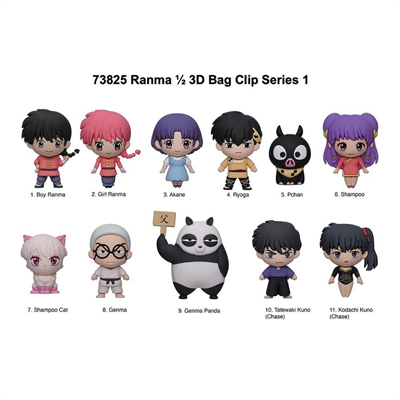 Ranma ½ Klipsli Figür Seri 1