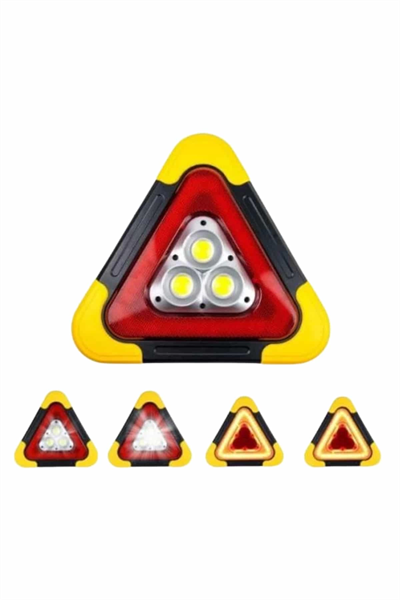 Reflektör Güneş Enerjili Taşınabilir Portatif Acil Güvenlik Işığı Araba Acil Uyarı Işığı