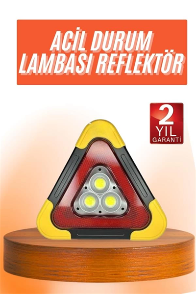 Reflektör Güneş Enerjili Taşınabilir Portatif Acil Güvenlik Işığı Araba Acil Uyarı Işığı