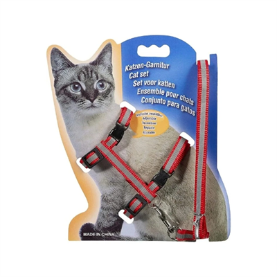 Reflektörlü Kedi Gezdirme Tasması