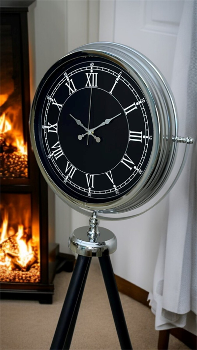 Regal Krom Tripod Ayaklı Saat