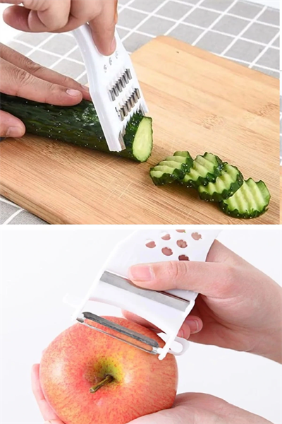 Rende Soyacak 5 Fonksiyonlu Sebze Meyve Soyucu Patates Havuç Salatalık Zencefil Doğrayıcı