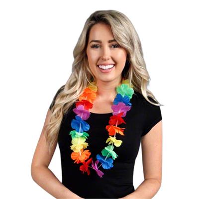 Rengarenk Hawaii Boyun Çelengi Havai Partisi Kolyesi 1 Adet (3936)