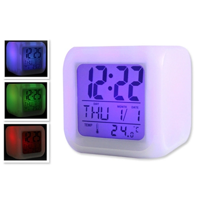 Renk Değiştiren Küp Saat