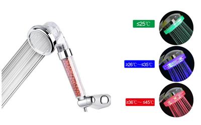 Renk Değiştiren Led Işıklı Tasarruflu Tazyikli Duş Başlığı (3936)