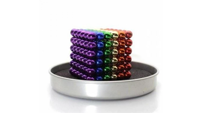 Renkli 216 Mıknatıs Neocube Mıknatıs 5mm Neodyum