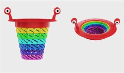Renkli 6 Kademeli Lavabo Süzgeci Bx40
