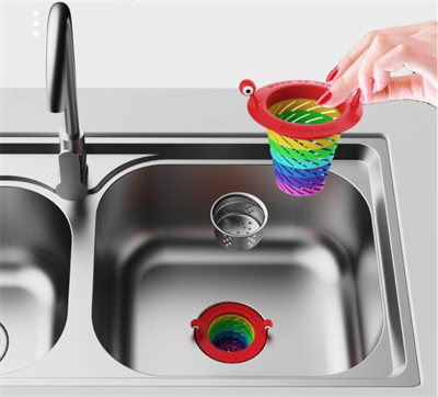 Renkli 6 Kademeli Lavabo Süzgeci Bx40
