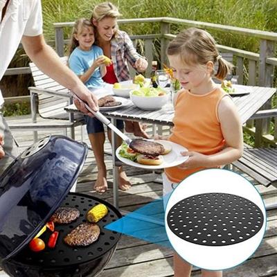 Renkli Isıya Dayanıklı Yıkanılabilir Silikon Fırın Ve Airfryer Yuvarlak Pişirme Matı 23 Cm (3936)