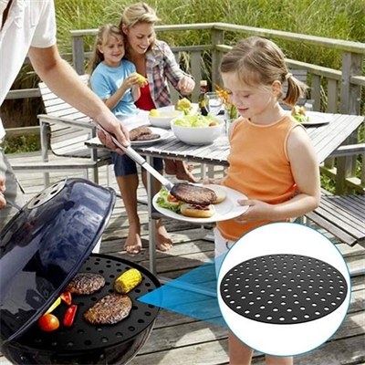 Renkli Isıya Dayanıklı Yıkanılabilir Silikon Fırın Ve Airfryer Yuvarlak Pişirme Matı 23 Cm Bx40