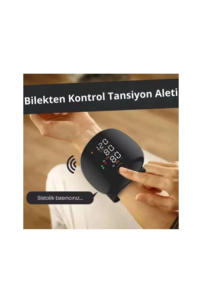 Renkli LCD Ekranlı Bilekten Tansiyon Aleti – Taşınabilir ve Kolay Kullanım Tansiyon Aleti