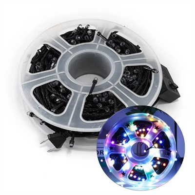 Renkli Vip Profesyonel 25 Metre Renkli Led Işık 220v Fişli Renkli Bx40