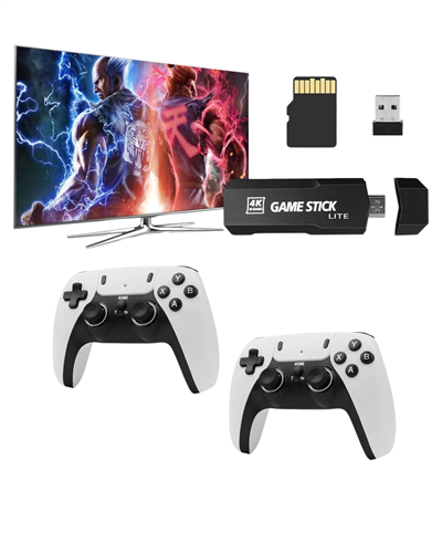 Retro Atari ve Konsol Oyunları Destekli 4K Game Stick