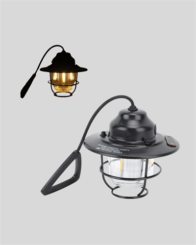 Retro Kamp Lambası Su Geçirmez Taşınabilir Gece Işığı Uzun Pil Ömürlü