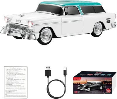 Retro Klasik Araba Bluetooth Hoparlör Kablosuz Hd Ses Fm Radyo Yg-1955 Bx40