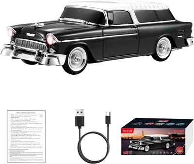 Retro Klasik Araba Bluetooth Hoparlör Kablosuz Hd Ses Fm Radyo Yg-1955 Bx40