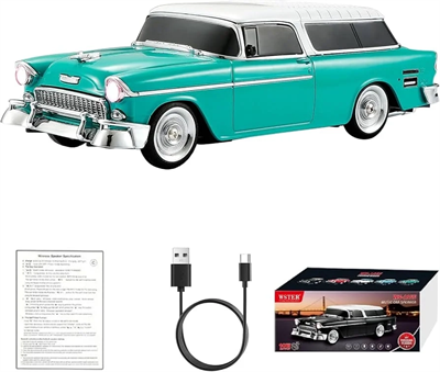 Retro Klasik Araba Bluetooth Hoparlör Kablosuz Hd Ses Fm Radyo Yg-1955 Bx40
