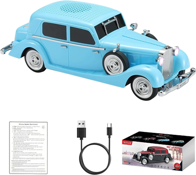 Retro Klasik Araba Bluetooth Hoparlör Kablosuz Hd Ses Fm Radyo Yg-239 Bx40