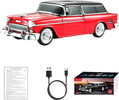 Retro Klasik Araba Bluetooth Hoparlör Kablosuz Hd Ses Fm Radyo Yg-1955 Bx40