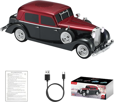 Retro Klasik Araba Bluetooth Hoparlör Kablosuz Hd Ses Fm Radyo Yg-239 Bx40