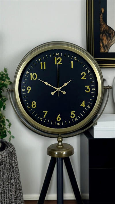 Retro Luxury Tripod Ayaklı Saat