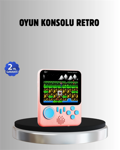 Retro Oyun Konsolu – 3.5 İnç Ekran, 666 Klasik Oyun, TV Bağlantılı