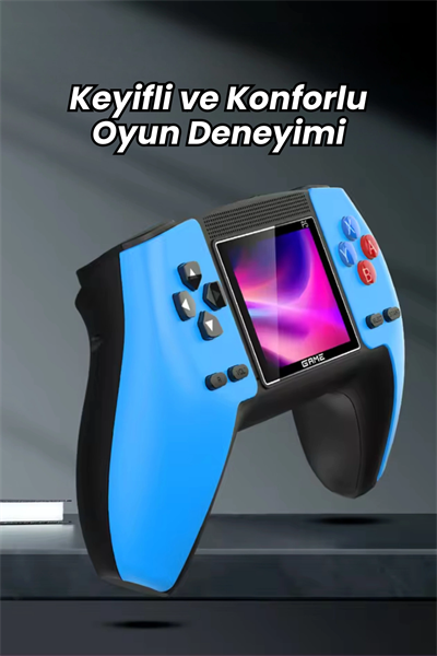 Retro Oyun Konsolu, 520 Oyunlu, TV Bağlantılı, Beyaz Kumandalı Klasik Oyun Cihazı