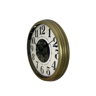 Retro Prime Classic 60 Cm Çarklı Duvar Saati