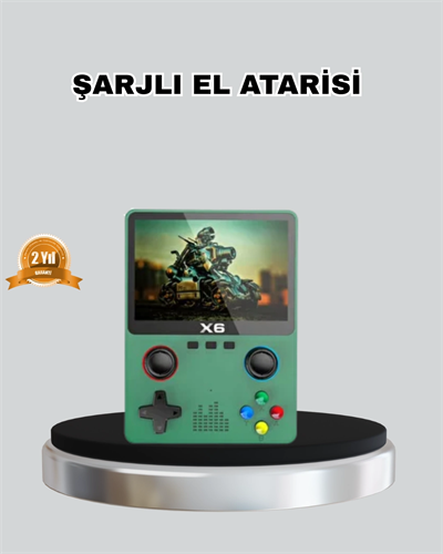 Retro Taşınabilir Konsol 3.5 IPS Ekran Ergonomik Çift LR Kontrollü