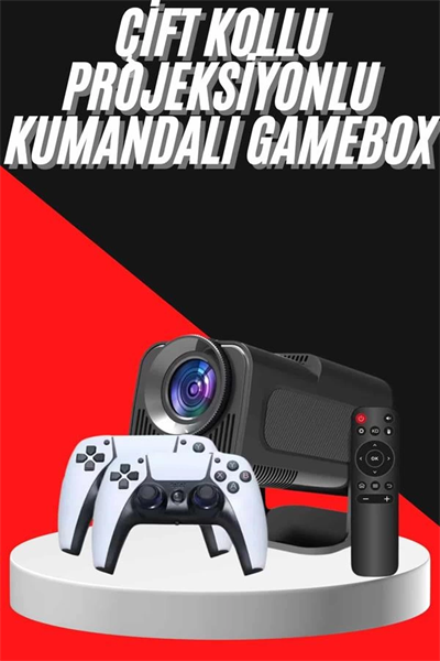 Retro Video Oyunu Konsolu Android Tv El Oyun Konsolu WIFI Taşınabilir Projeksiyon Cihazı